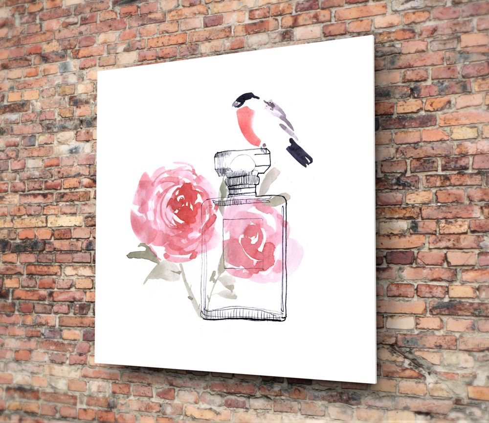Perfume Glass Wall Art.
