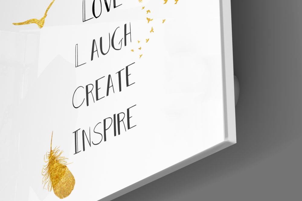 To Believe Glass Wall Art.