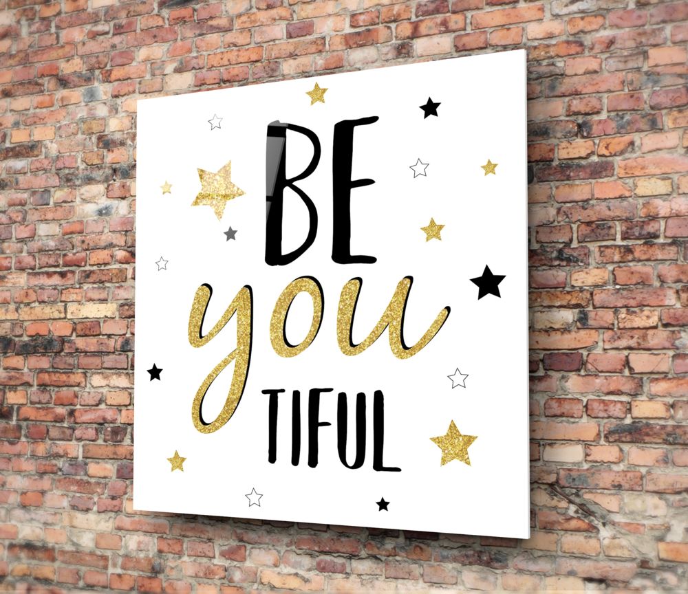 You Are Great Glass Wall Art.