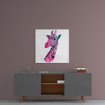 Giraffe Glass Wall Art.