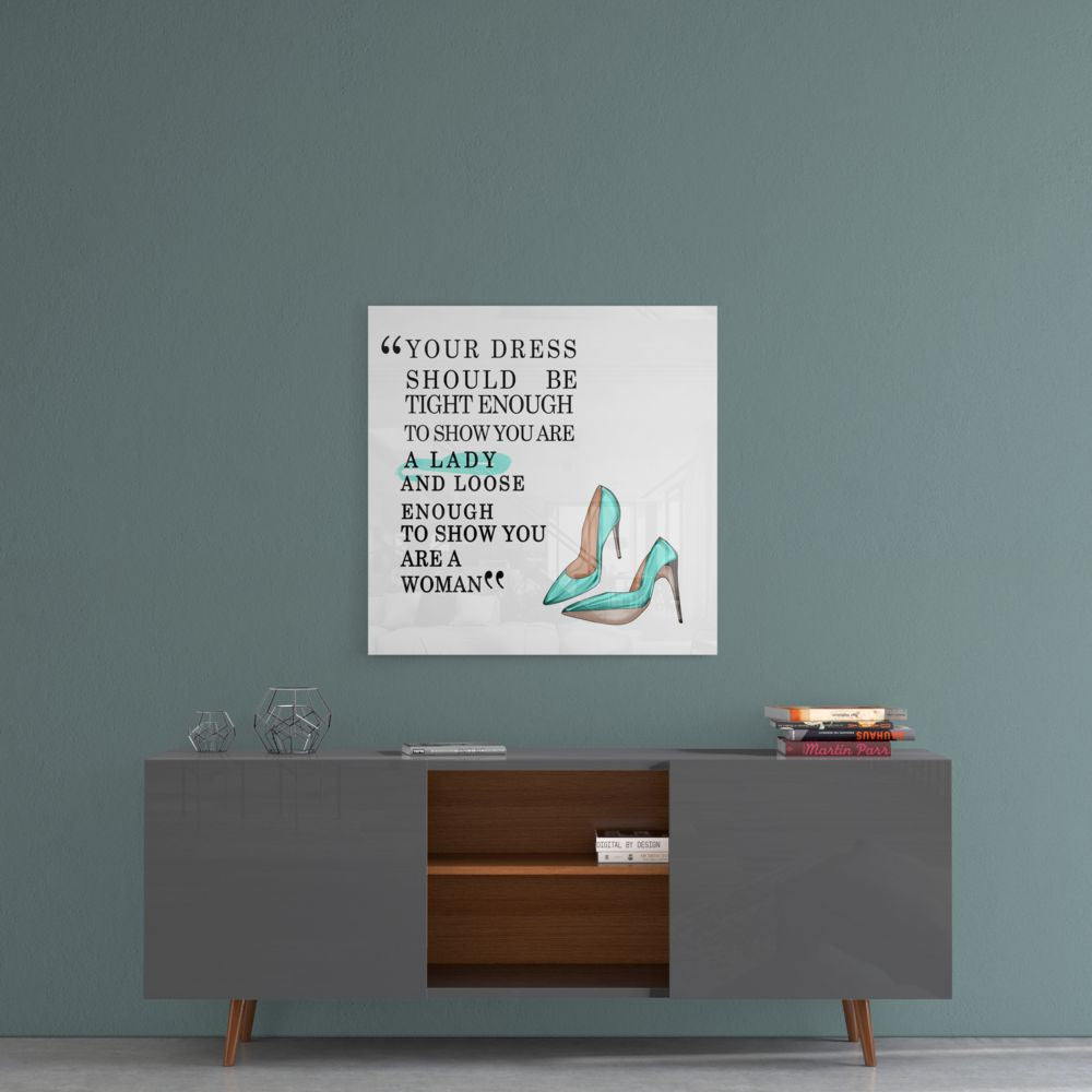 Dress Glass Wall Art.