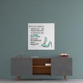 Dress Glass Wall Art.