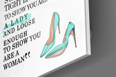 Dress Glass Wall Art.
