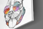 Dog Glass Wall Art.