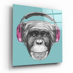 Monkey Glass Wall Art.