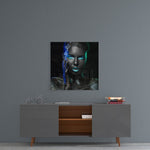 Woman Glass Wall Art.