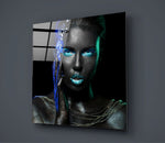 Woman Glass Wall Art.
