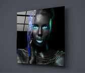 Woman Glass Wall Art.