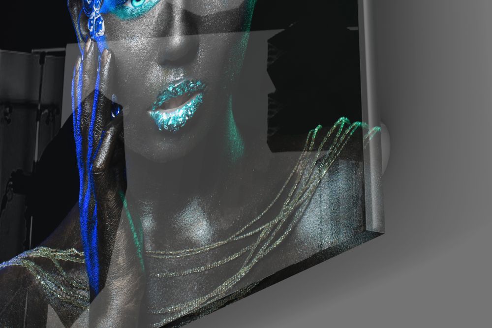 Woman Glass Wall Art.