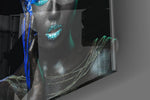 Woman Glass Wall Art.
