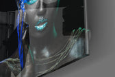 Woman Glass Wall Art.