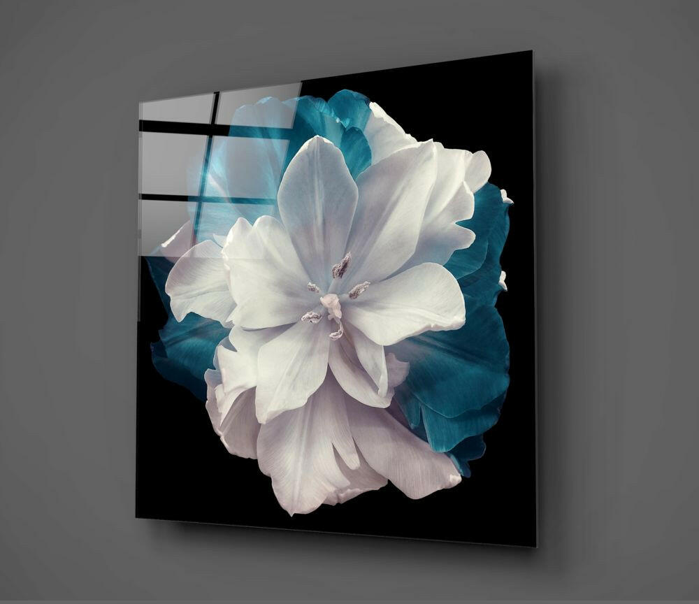 Floral Glass Wall Art.