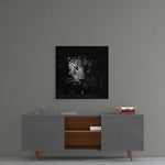 Leopard Glass Wall Art.