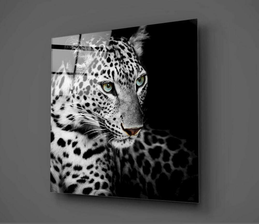Leopard Glass Wall Art.