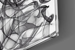 Abstract Glass Wall Art.