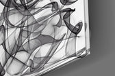Abstract Glass Wall Art.