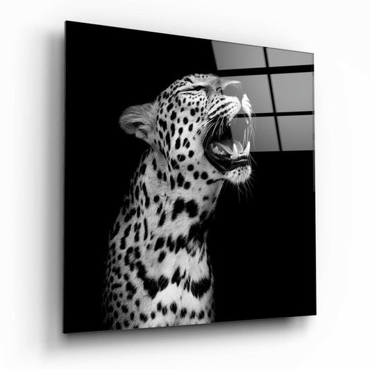Leopard Glass Wall Art.