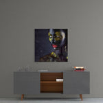 Woman Portrait 2 Glass Wall Art.