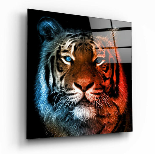 Tiger Glass Wall Art.