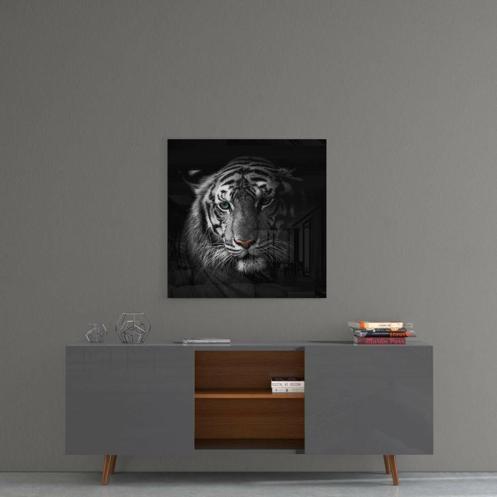 Tiger Glass Wall Art.