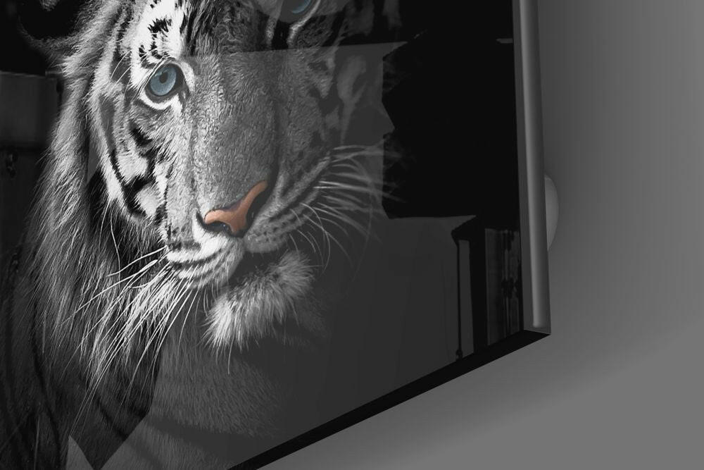 Tiger Glass Wall Art.