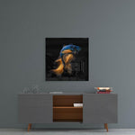 Betta Fish Glass Wall Art.