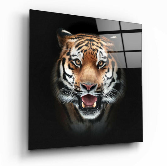 Tiger Glass Wall Art.