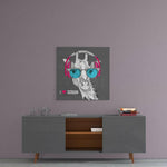 Giraffe Glass Wall Art.