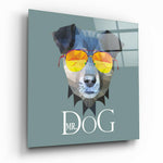 Dog Glass Wall Art.