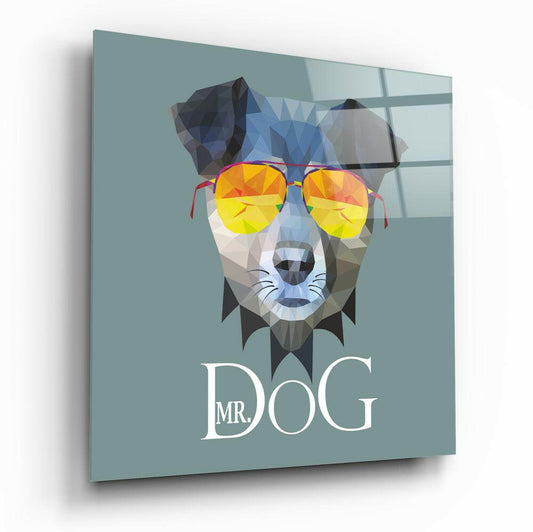 Dog Glass Wall Art.