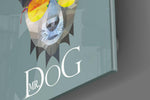 Dog Glass Wall Art.