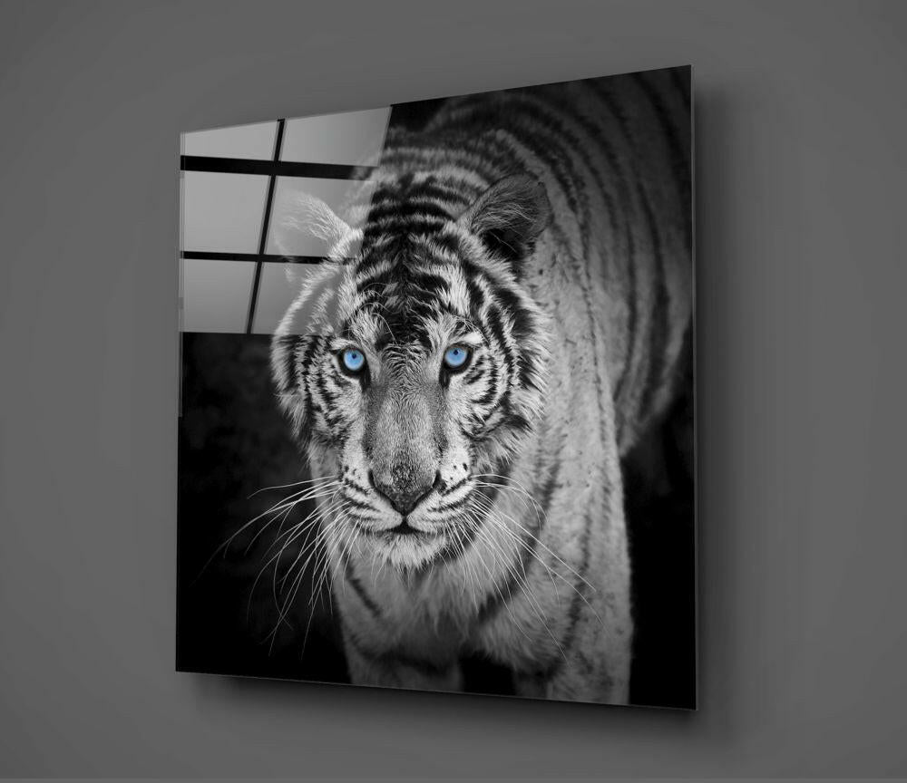 Tiger Glass Wall Art.