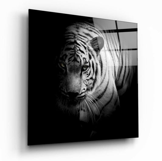 White Tiger Glass Wall Art.