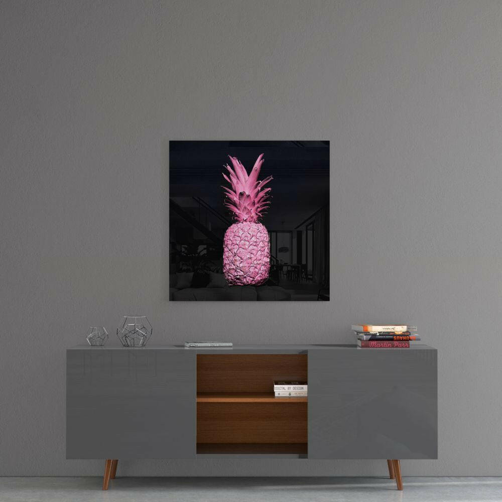 Pineapple Glass Wall Art.