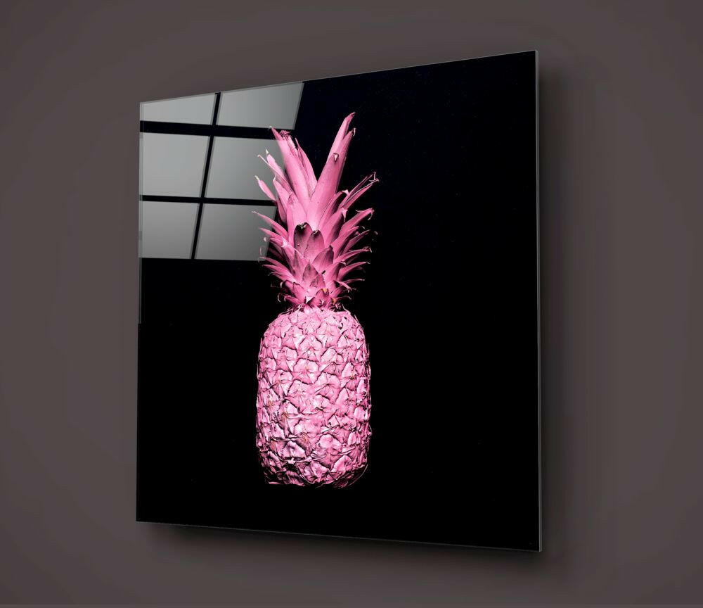 Pineapple Glass Wall Art.