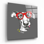 Dog Glass Wall Art.