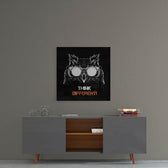Owl Glass Wall Art.