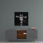 Giraffe Glass Wall Art.