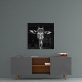 Giraffe Glass Wall Art.