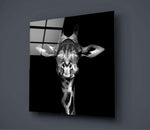 Giraffe Glass Wall Art.