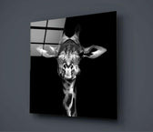Giraffe Glass Wall Art.