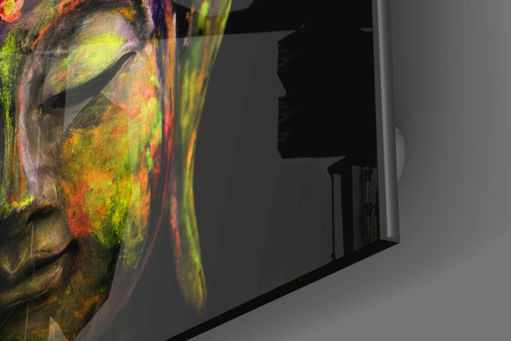 Buddha Glass Wall Art.