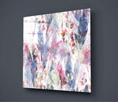 Feather Glass Wall Art.