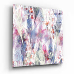 Feather Glass Wall Art.