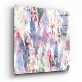 Feather Glass Wall Art.