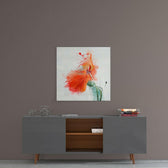 Flower Glass Wall Art.