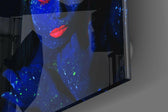 Woman Portrait Glass Wall Art.