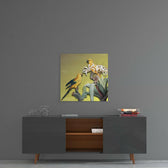 Parrot Glass Wall Art.