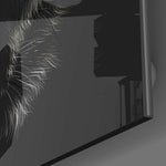 Eyes of the Wolf Glass Wall Art.