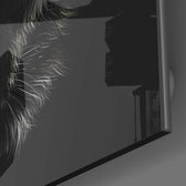 Eyes of the Wolf Glass Wall Art.
